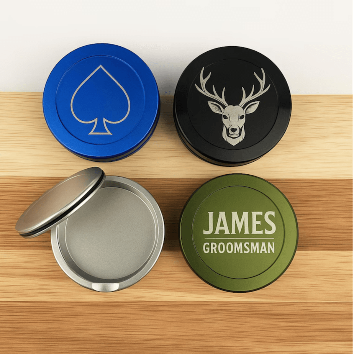 Engraved Nicotine Pouch Can